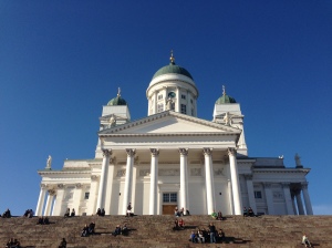 The Cathedral, also commonly referred to as "the white church," is perhaps the most popular church in all of Finland. It's a beautiful landmark of the city, and its roots go back to Russian control of Finland.