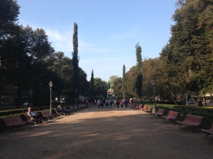 Finland is an exceptionally beautiful country. Helsinki is often called "The Pearl of the Baltic," and for good reason. Many parks are scattered throughout the city, and Esplanade Park (above) is one of the most popular.